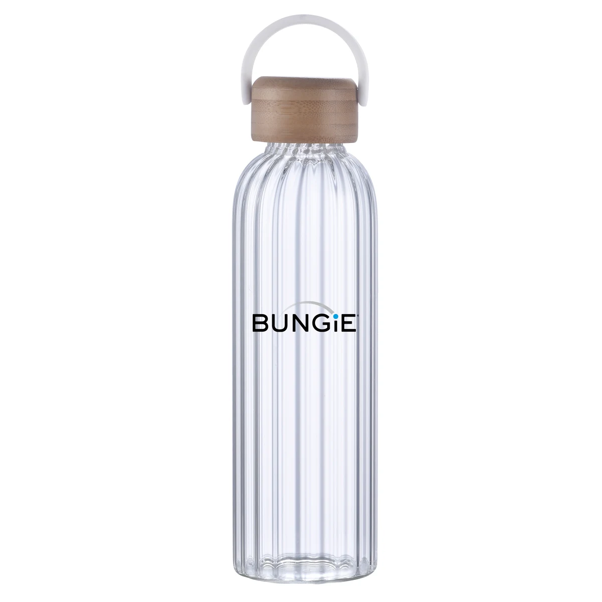 Reservoir-X 21 Oz. Ribbed Glass Water Bottle 1