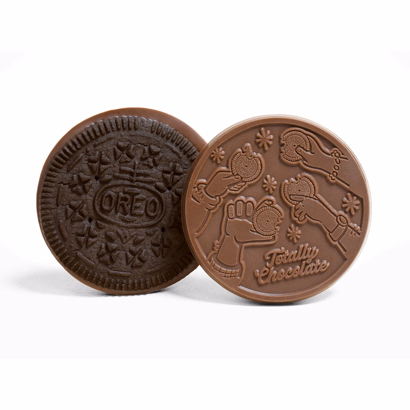 Four-Bite Oreo® Cookie with Custom Engraved Chocolate (3.2 in.)
