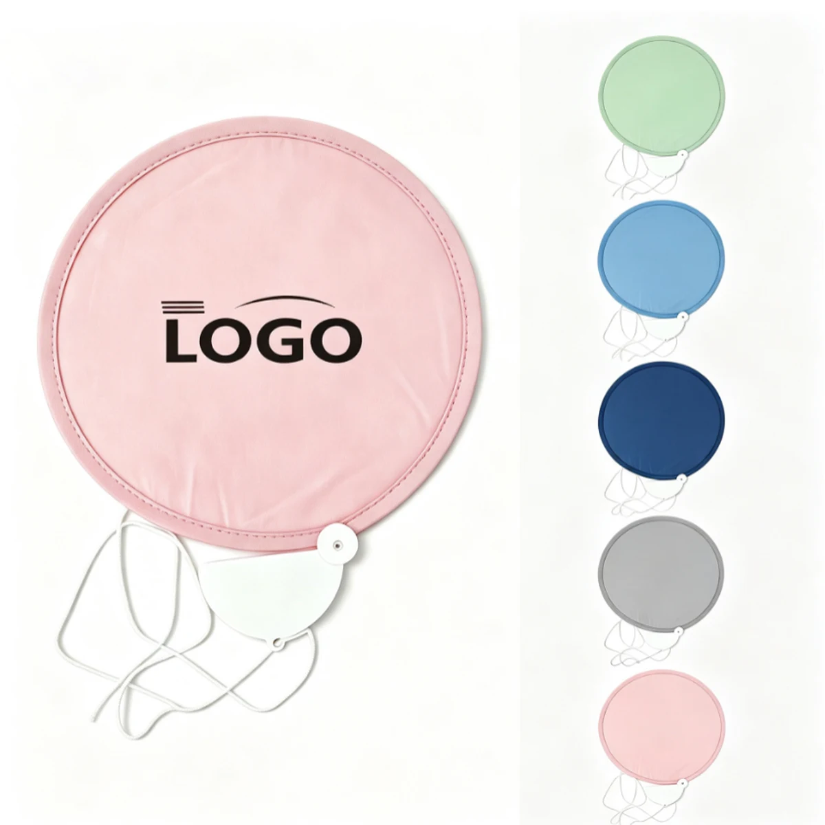 Portable Round Foldable Fan with Custom Logo 1