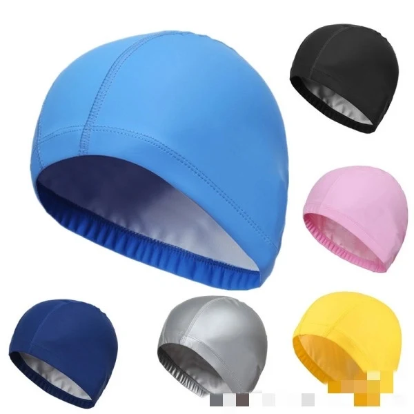 Swimming Cap with PU Coat 1