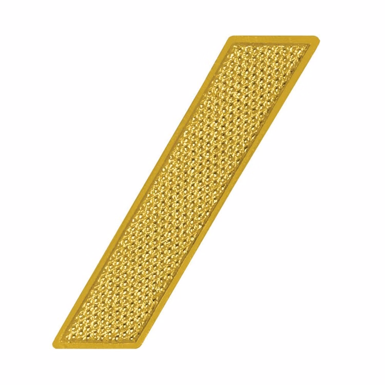 Large Service Bar Bright Gold Chenille Lapel Pin