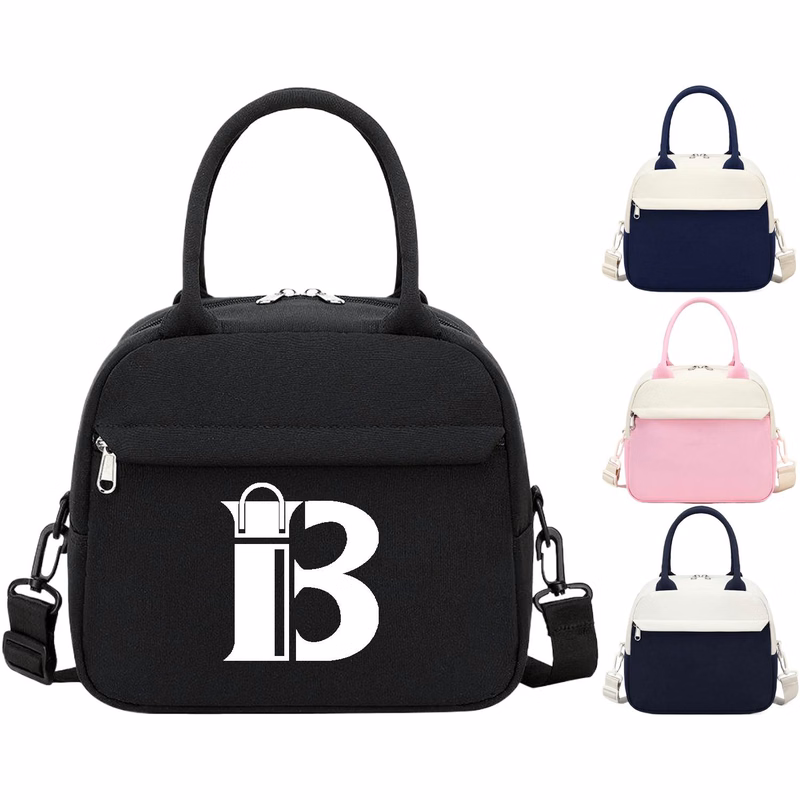 7L Oxford Insulated Lunch Bag w/ Shoulder Strap