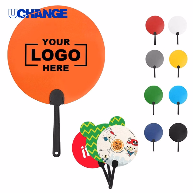 Round Handheld Fan for Outdoor Events, Travel & Summer Use