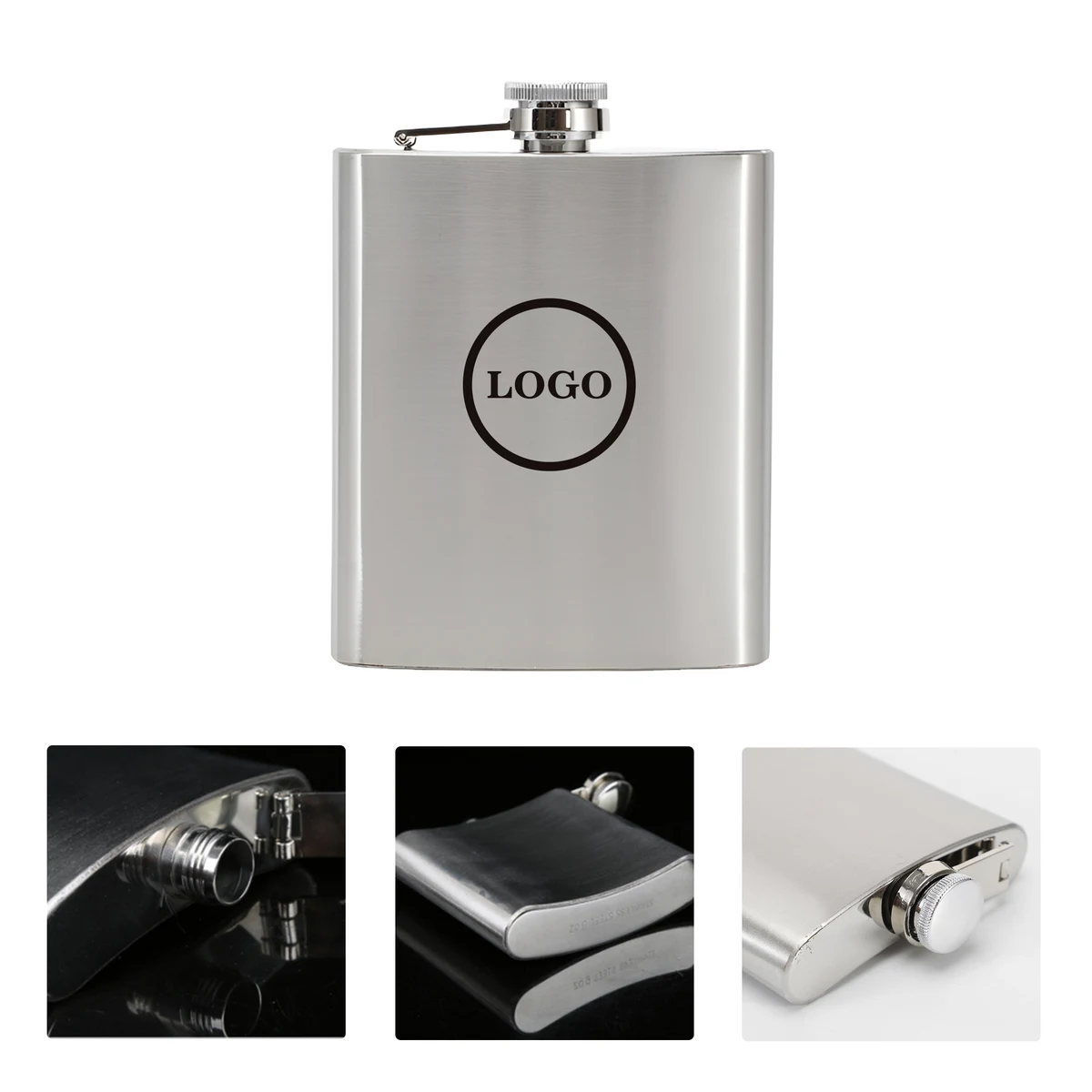 MOQ50 Personalized Stainless Steel Flask For Outdoor Use, custom water bottle with logo imprint 1