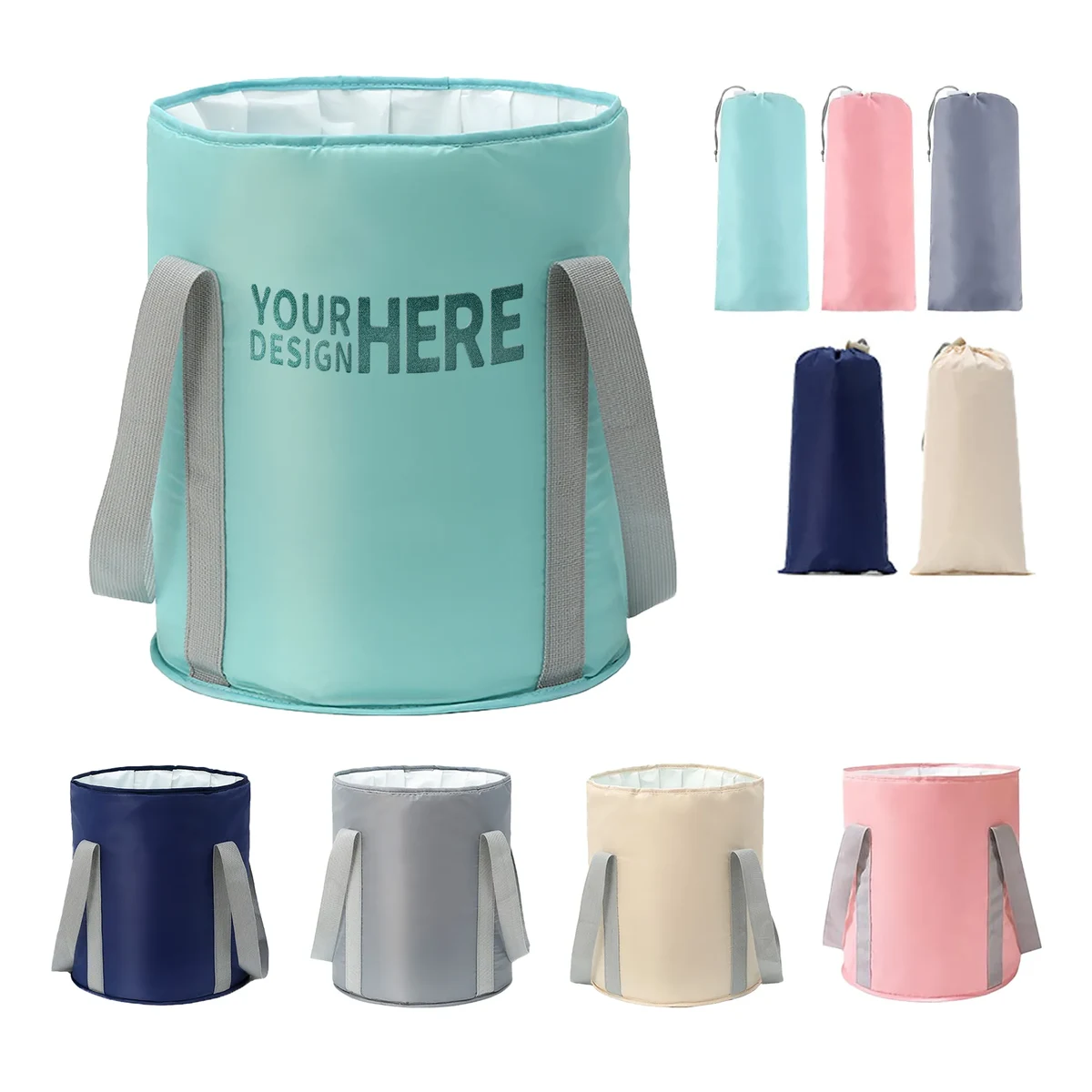Foldable Multifunctional Collapsible Foot Soaking Bucket 1
