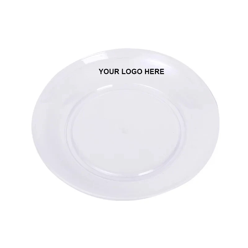 5.3 Inch Disposable Clear Round Plastic Plates 1