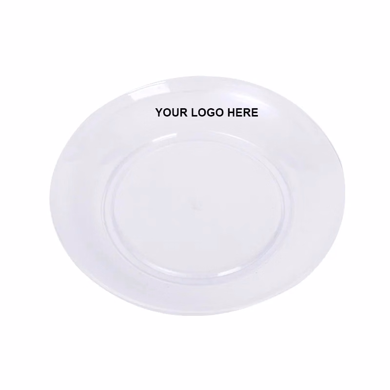 5.3 Inch Disposable Clear Round Plastic Plates