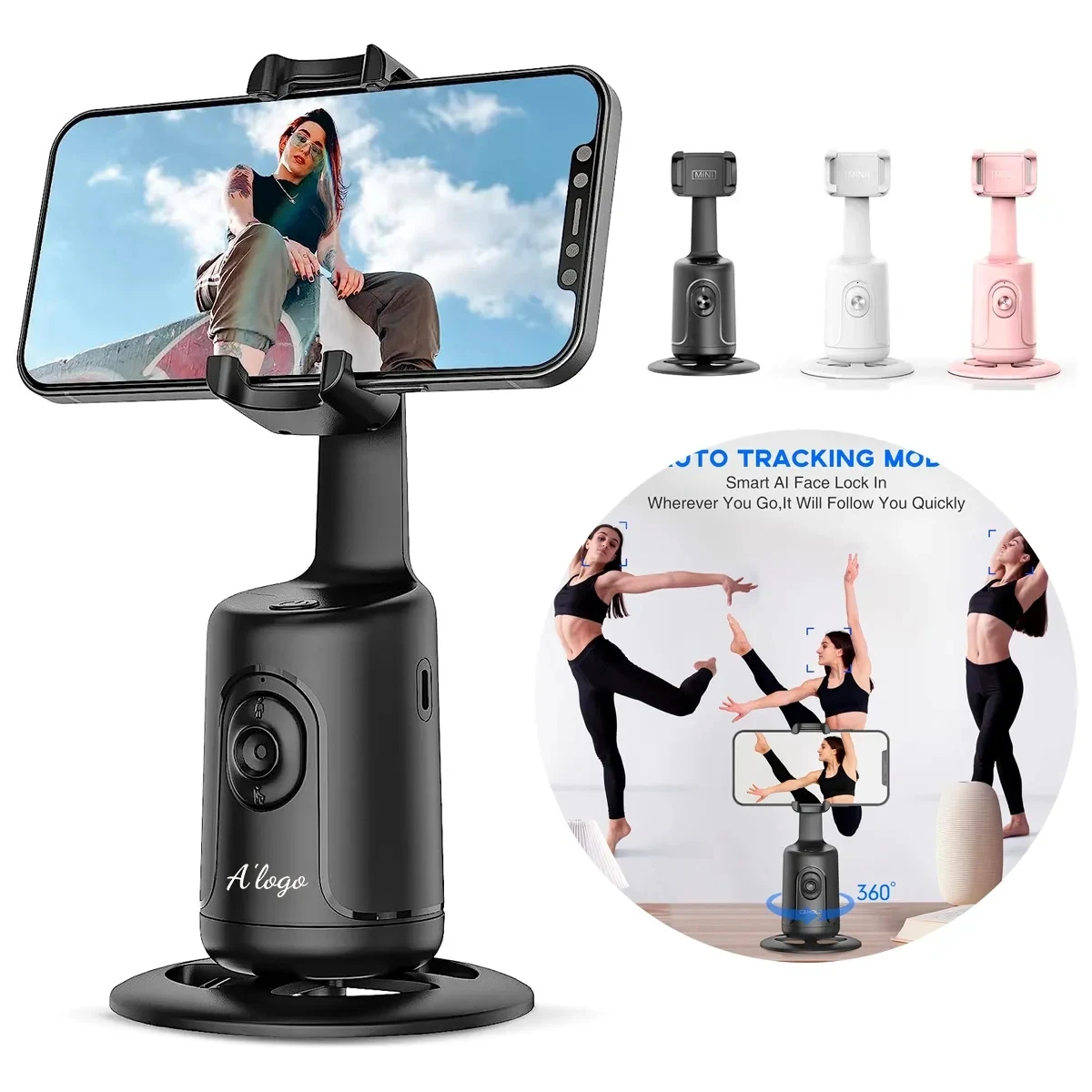 Auto Face body Tracking Phone Holder 1