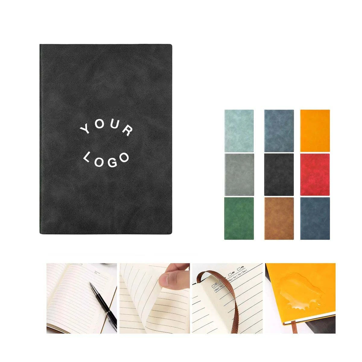 Portable A5 Journal with Leather Like Finish 1