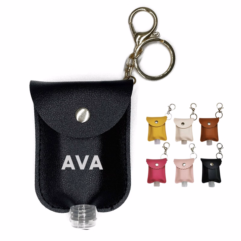 PU Leather Sanitizer Holder