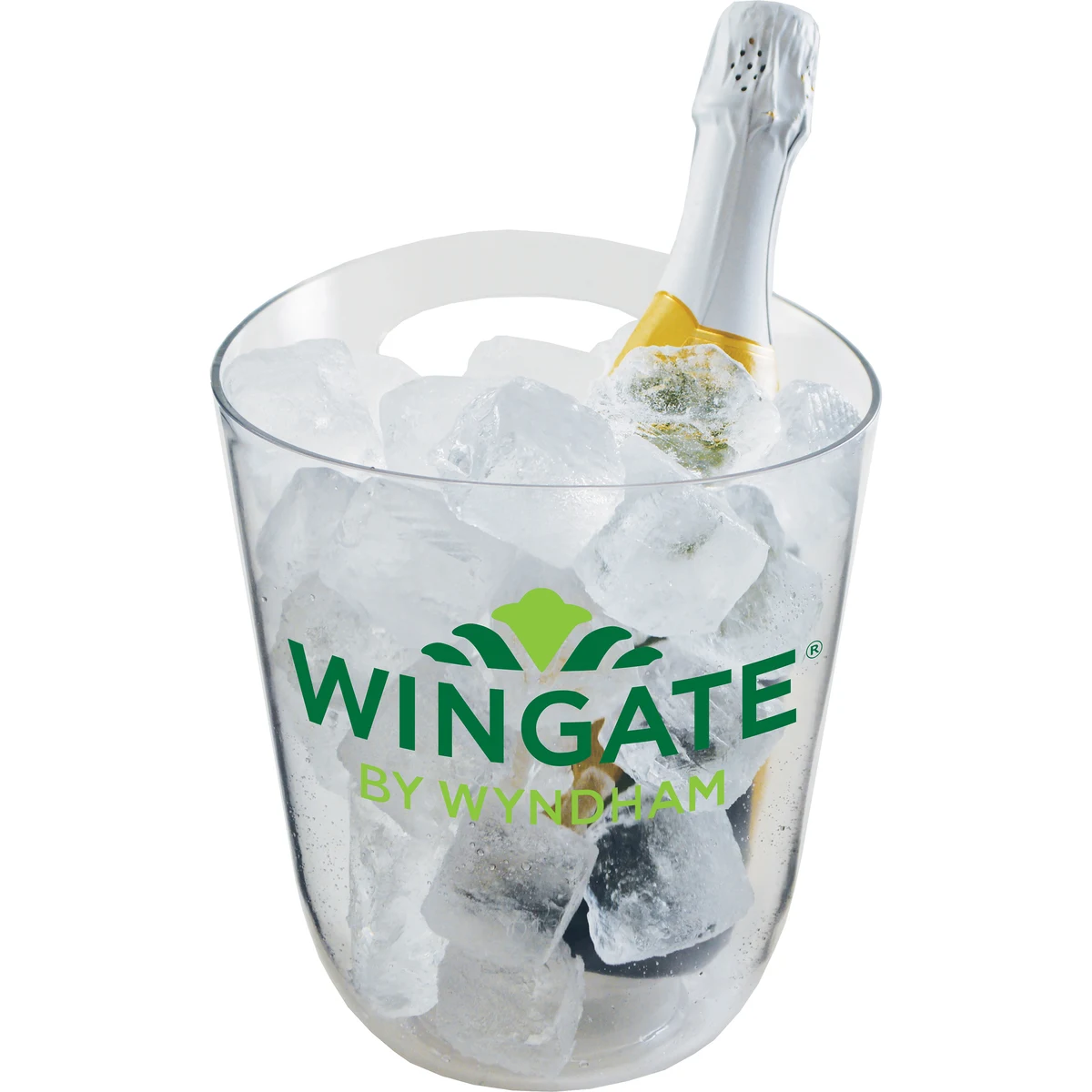 125oz Plastic Champagne Ice Bucket with Handle 1
