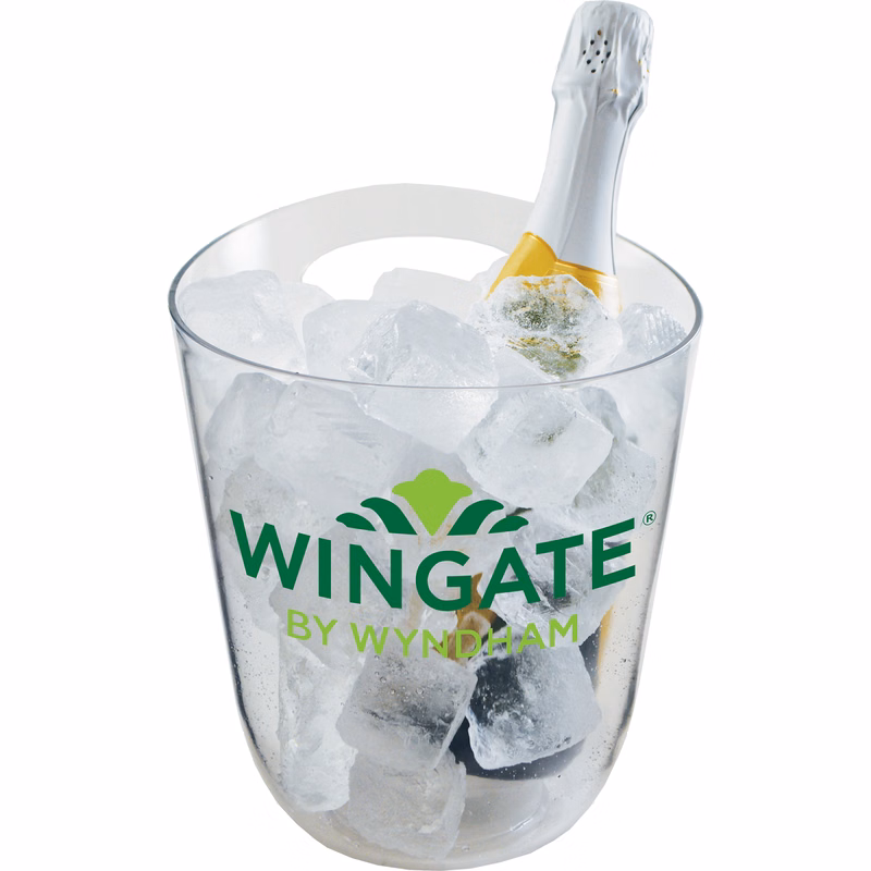 125oz Plastic Champagne Ice Bucket with Handle
