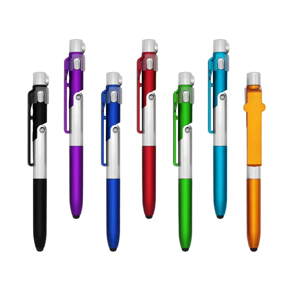 4-in-1 Multi-fuction Folding Ballpoint Pen Stylus With LED L 1