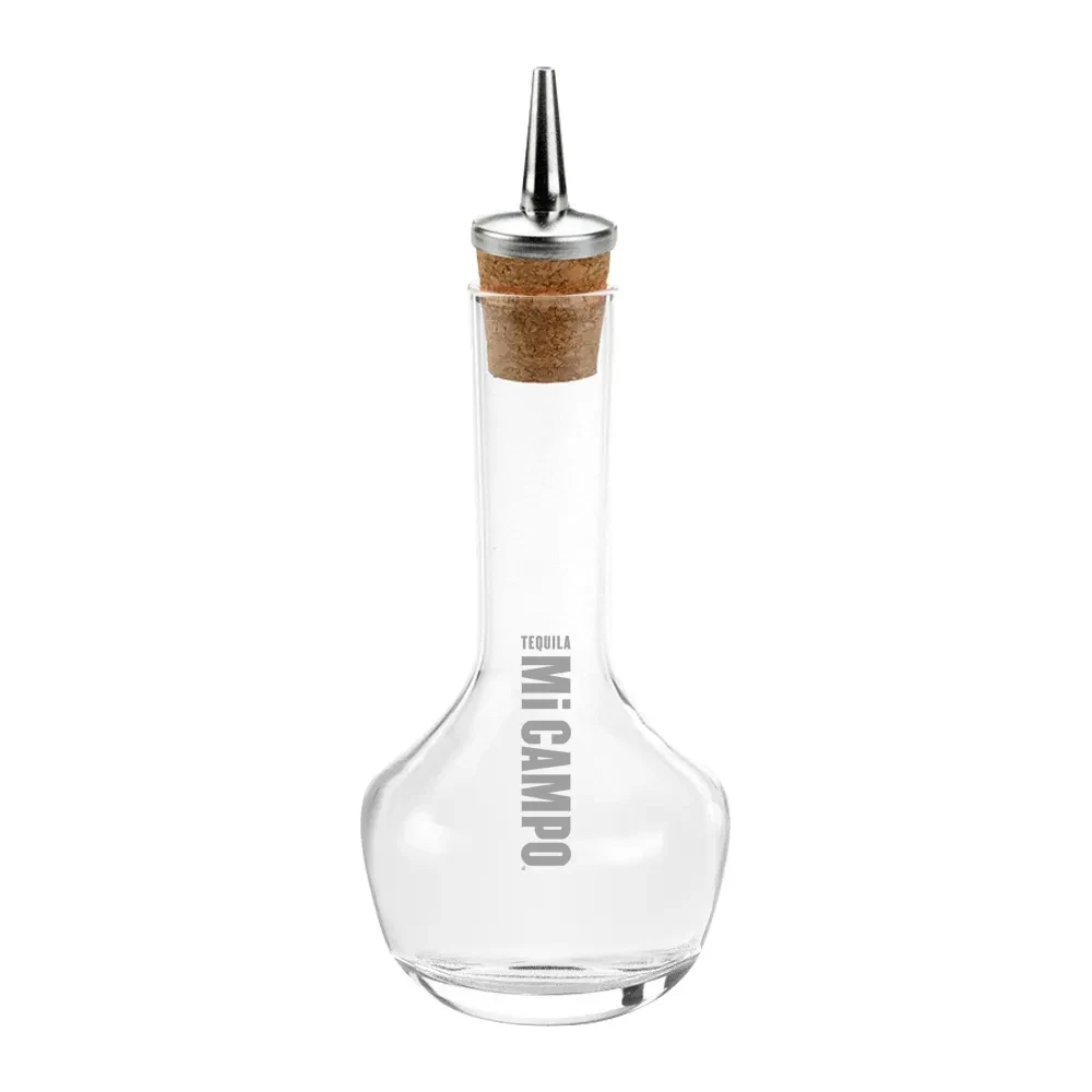3oz. Glass Bitters Bottle Classic Design 1