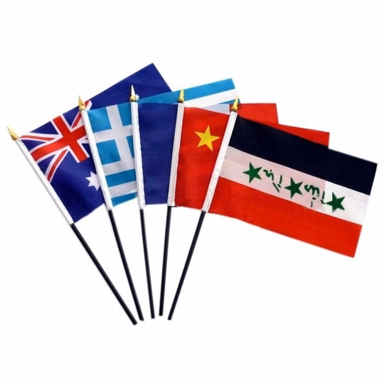 Waving Hand Flag/ World Cup Soccer Flag