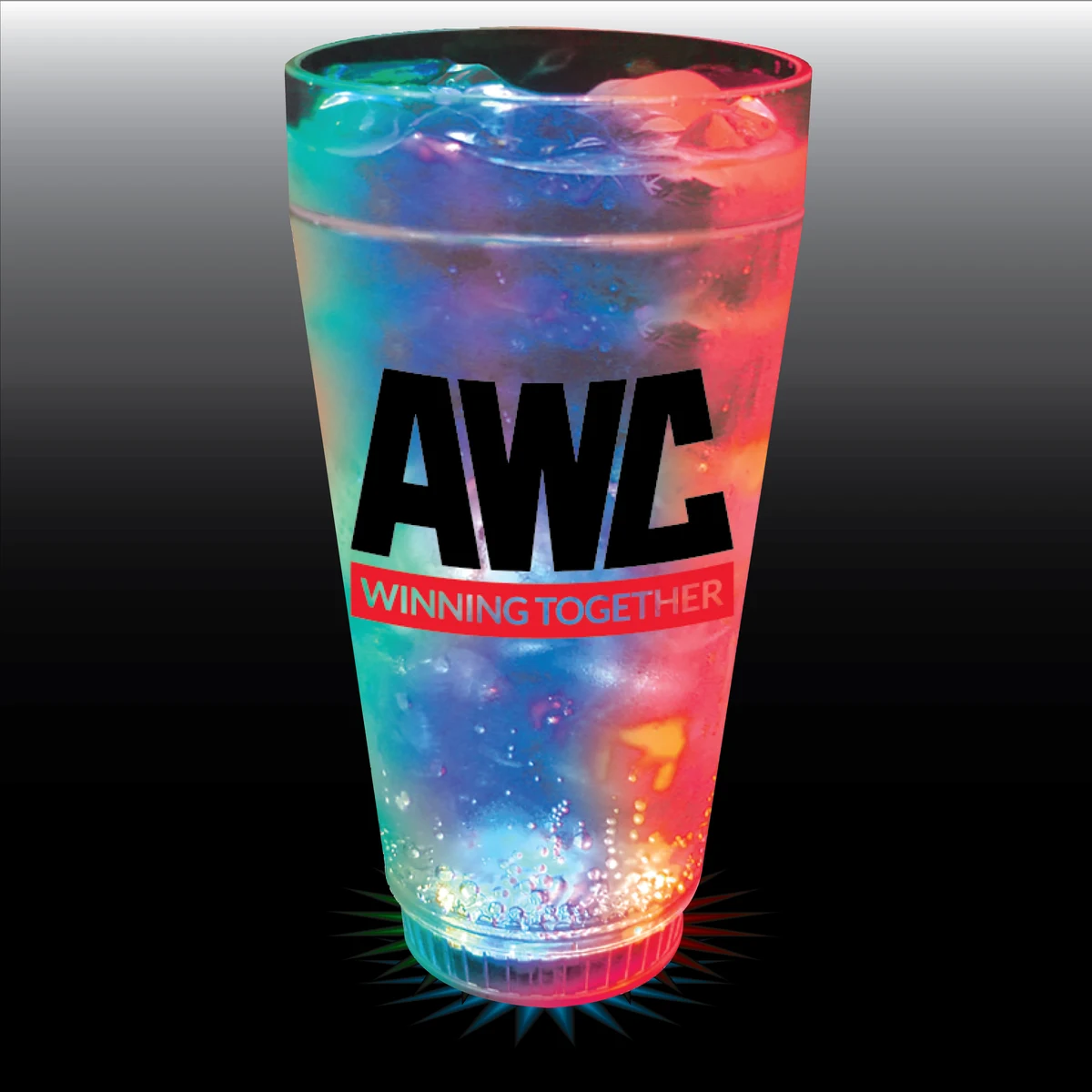 20oz 3-Light Plastic Pint Cup 1
