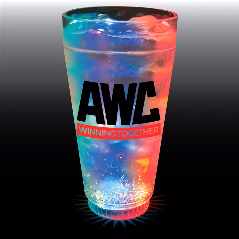 20oz 3-Light Plastic Pint Cup