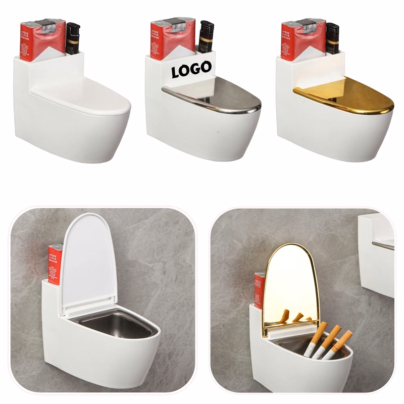 Toilet Ashtray With Lid
