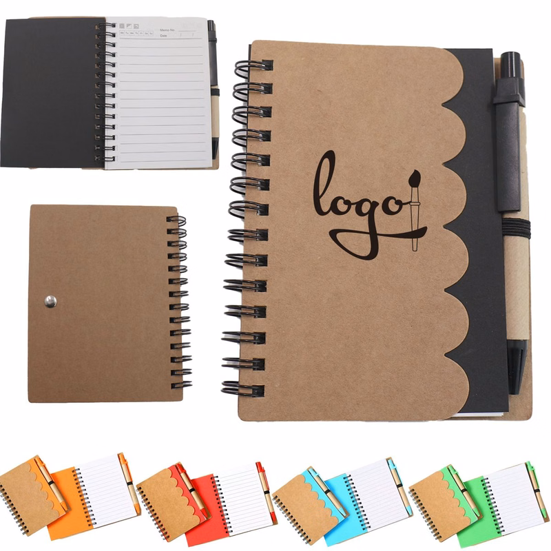 Spiral Lined Notebook with Pen