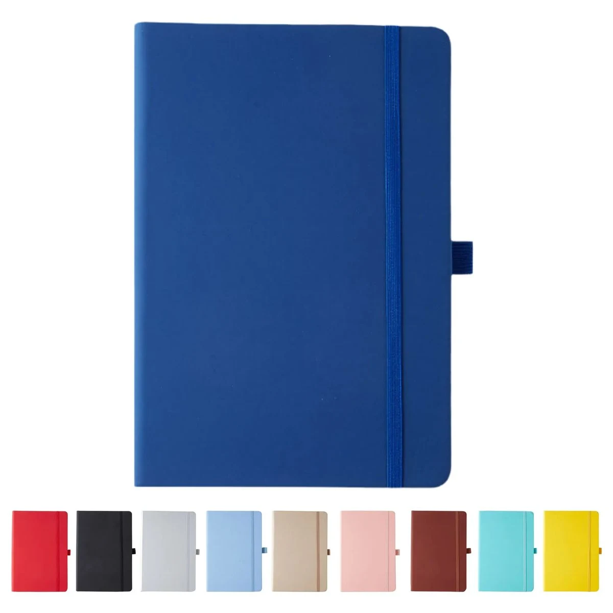 Full Color A5 PU Hardcover Notebook With Pen Loop MOQ 50 1