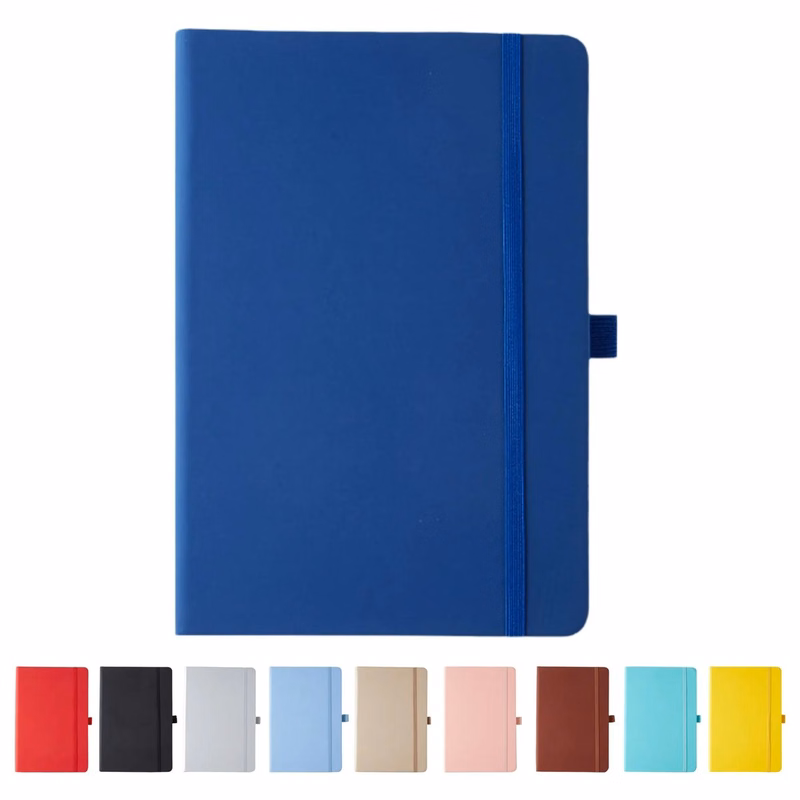 Full Color A5 PU Hardcover Notebook With Pen Loop MOQ 50