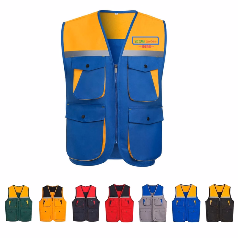 Solid Color Zipper Sleeveless Jacket for Toddler Kid