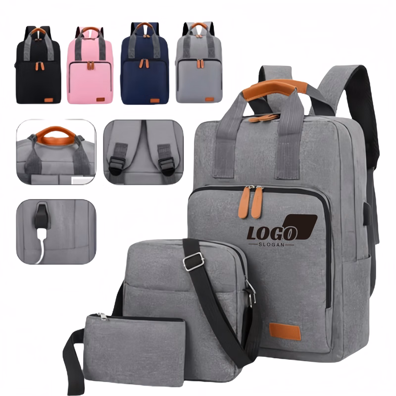 3-Piece Charging Travel Bag