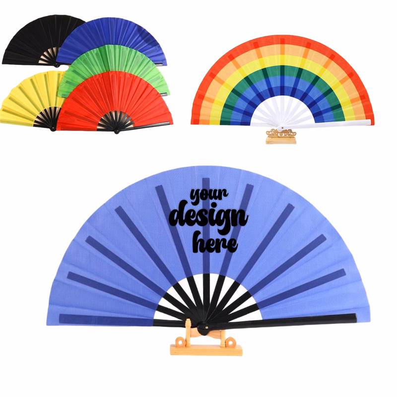 Plastic Folding Fan Gay Pride LGBT Fans
