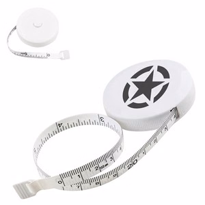 Round Shaped Tape Ruler With Metric And Inch Scales