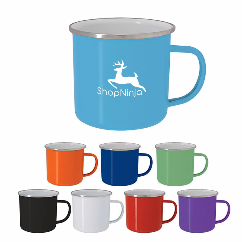 16 Oz. Enamel Campfire Mug