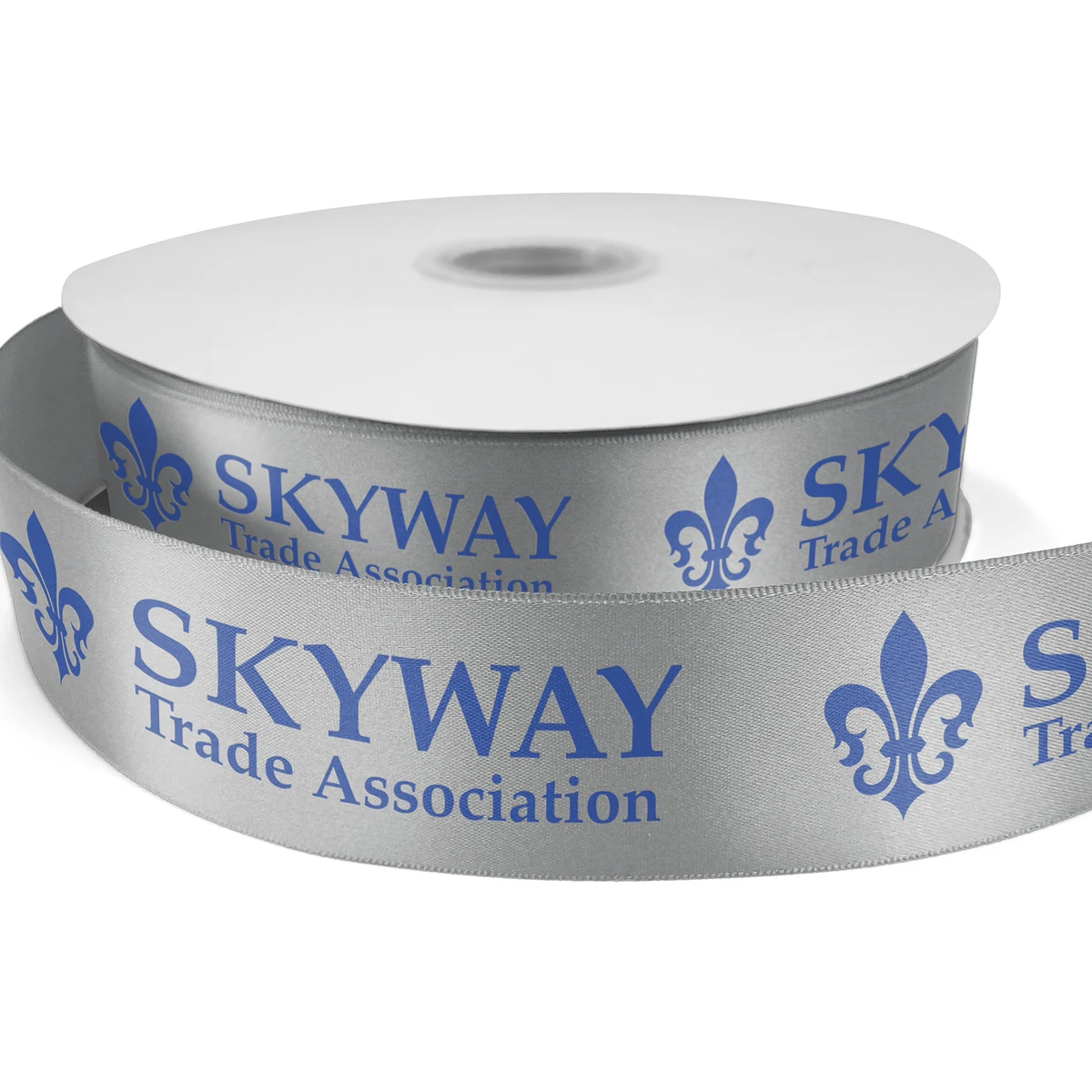 1½" Bridal Satin Ribbon - 100yd Roll - Foil Print 1