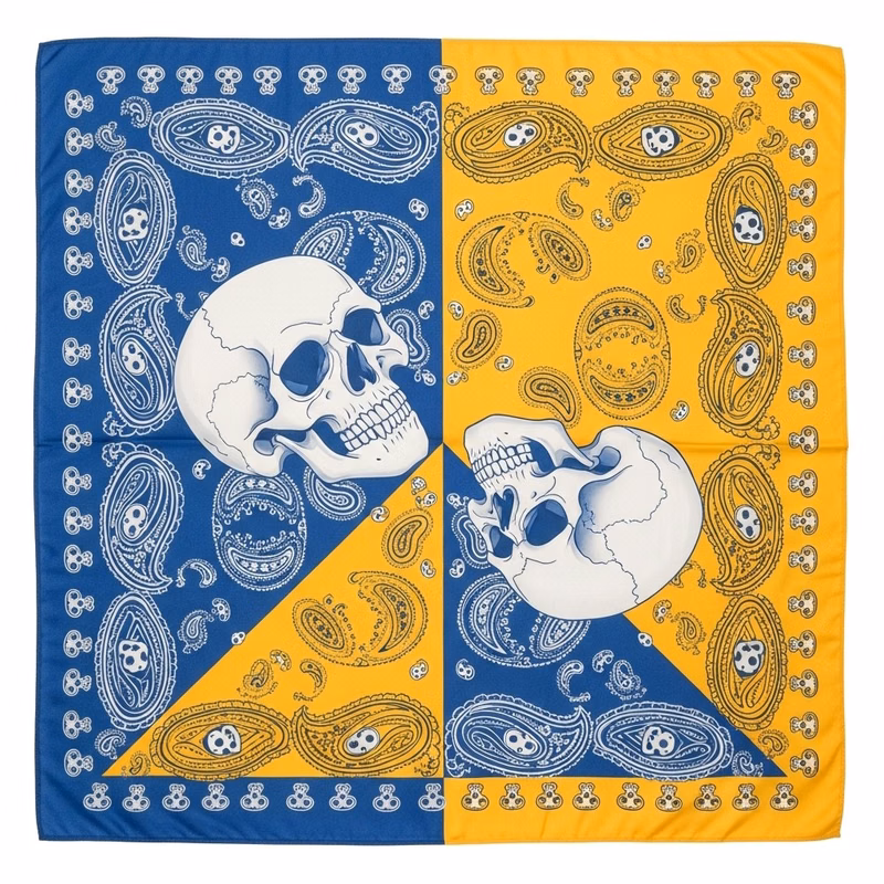 Cotton Square Bandanna Full Color