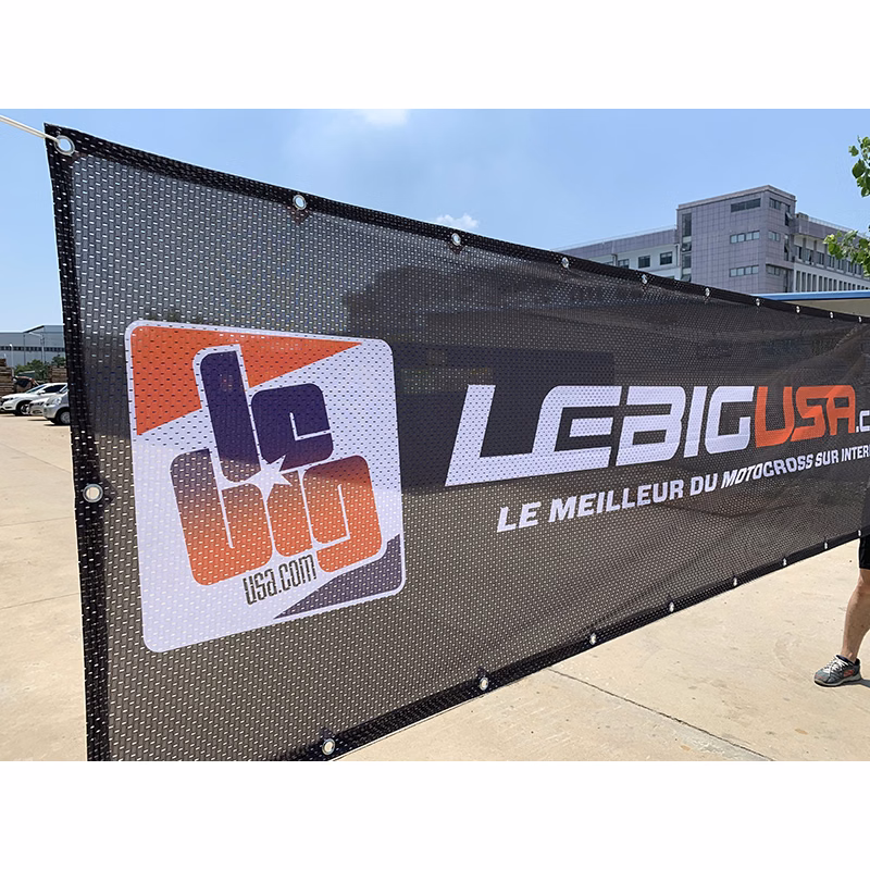 Mesh Outdoor/Indoor Barricade Banner
