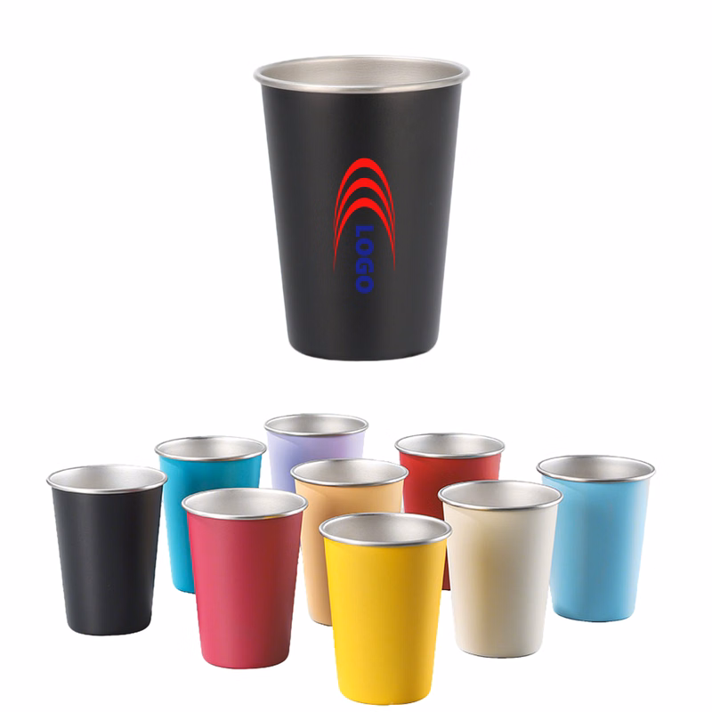 Stainless Steel Outdoor Camping Handheld Coffee Beer Cold Mug