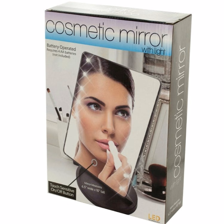 Cosmetic Mirrors - Adjustable with LED Lights Battery Operated