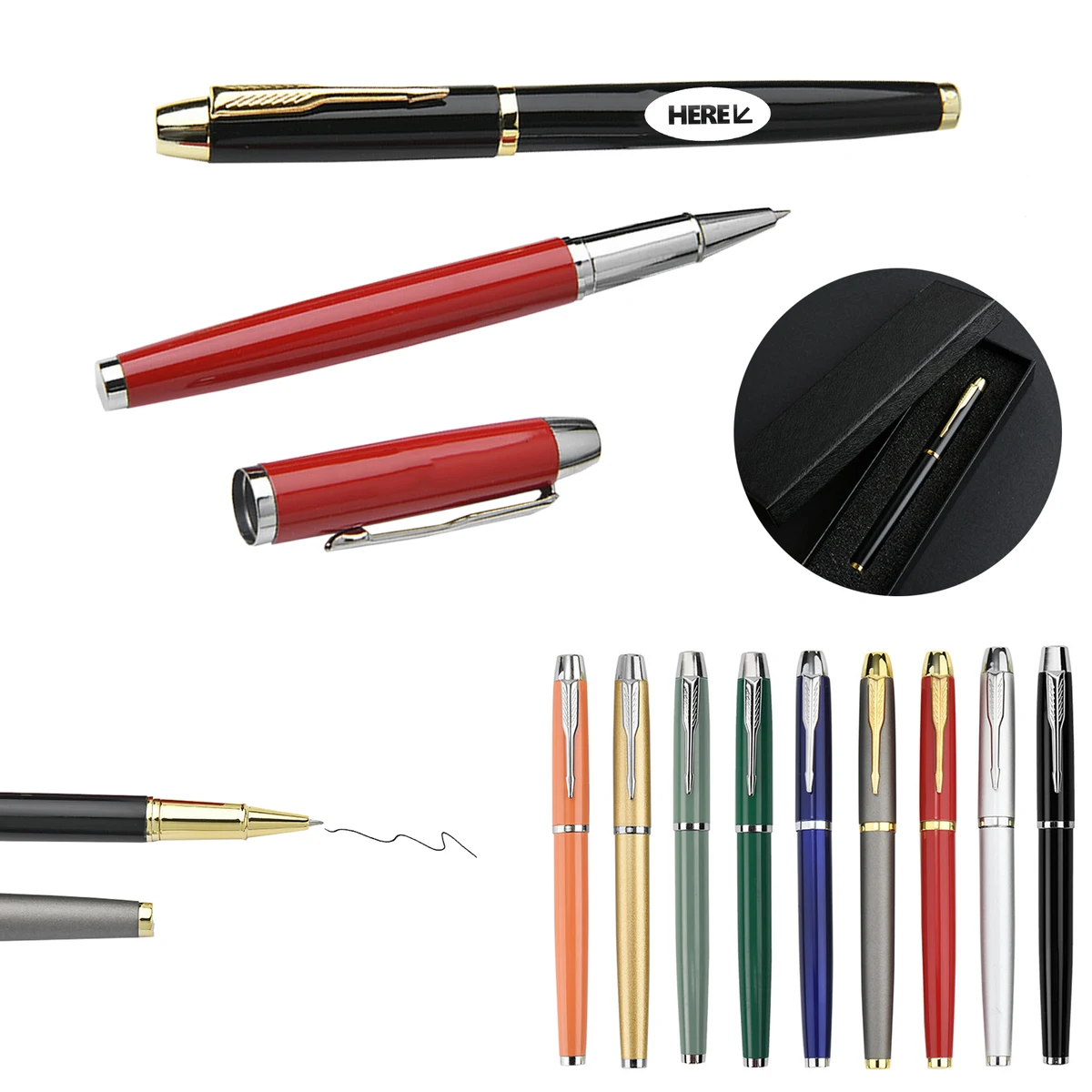 Metal Signature Pen with Elegant Clip 1