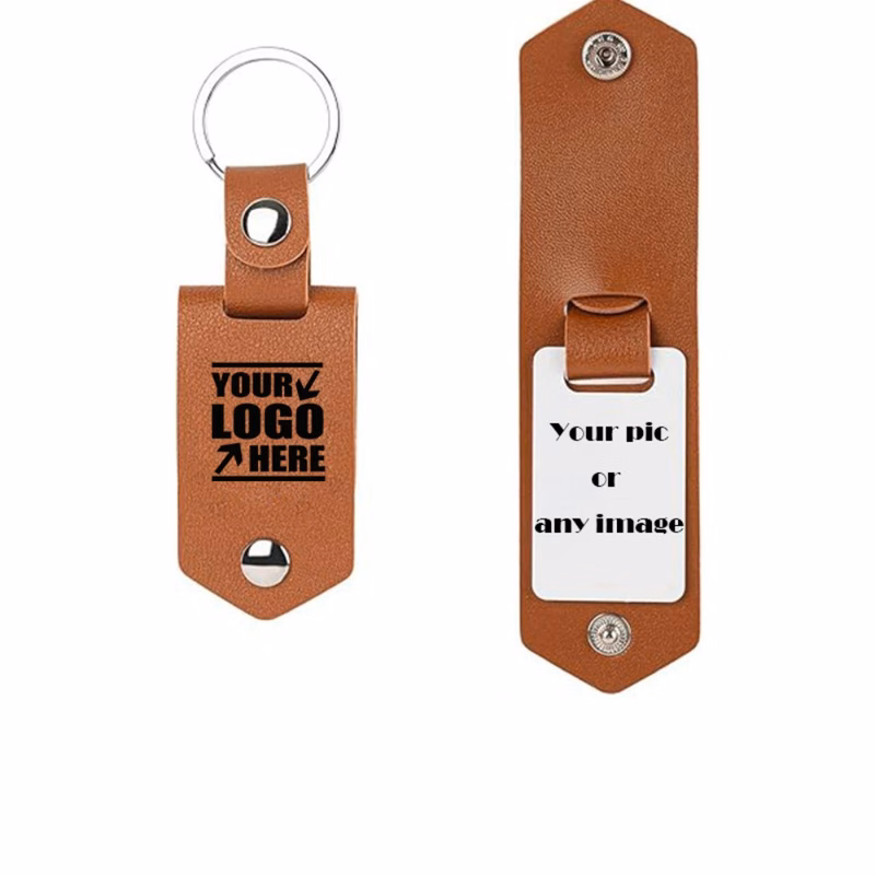 Sublimation Photo Keychain with Aluminum Insert for Full Color Print
