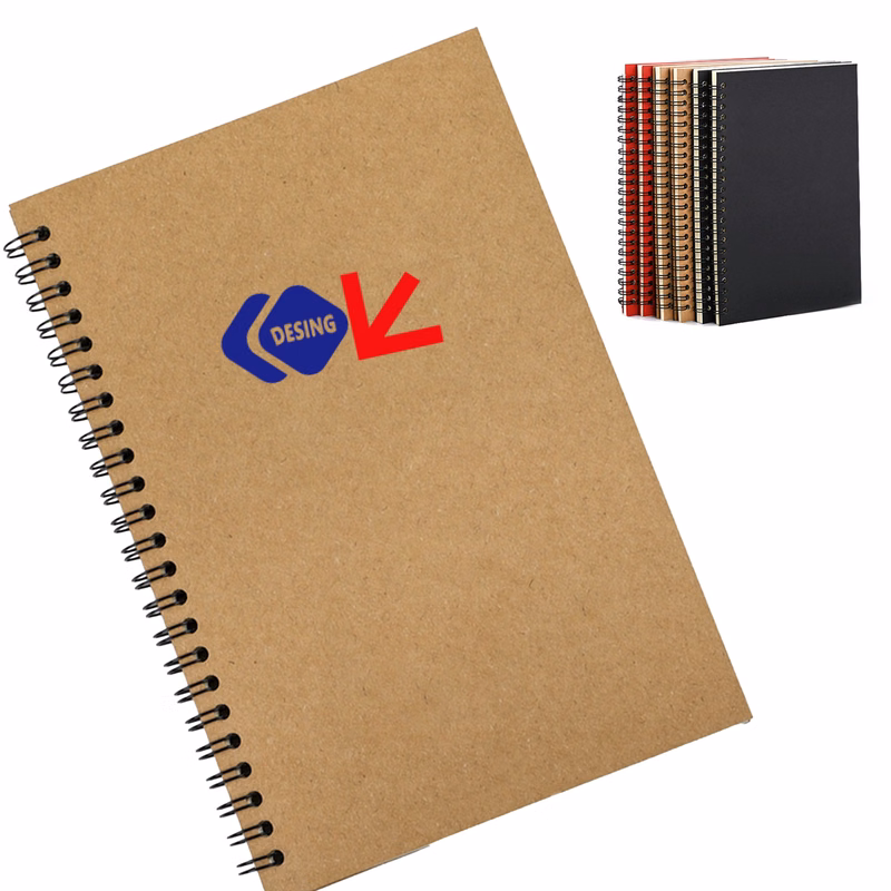 Kraft Paper Spiral Notebook