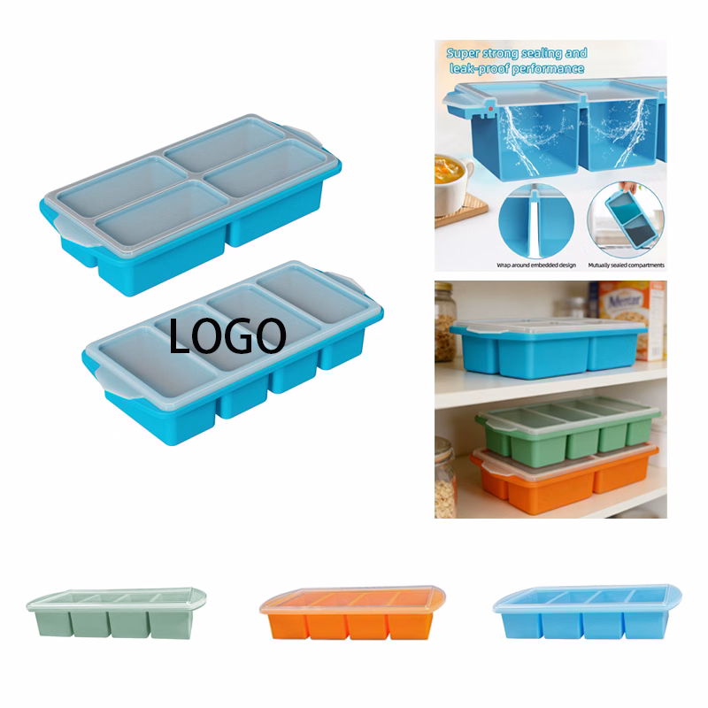 Silicone Ice Tray Food Storage Container