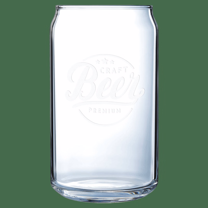 Polar Camel 16 oz Clear Can Glass
