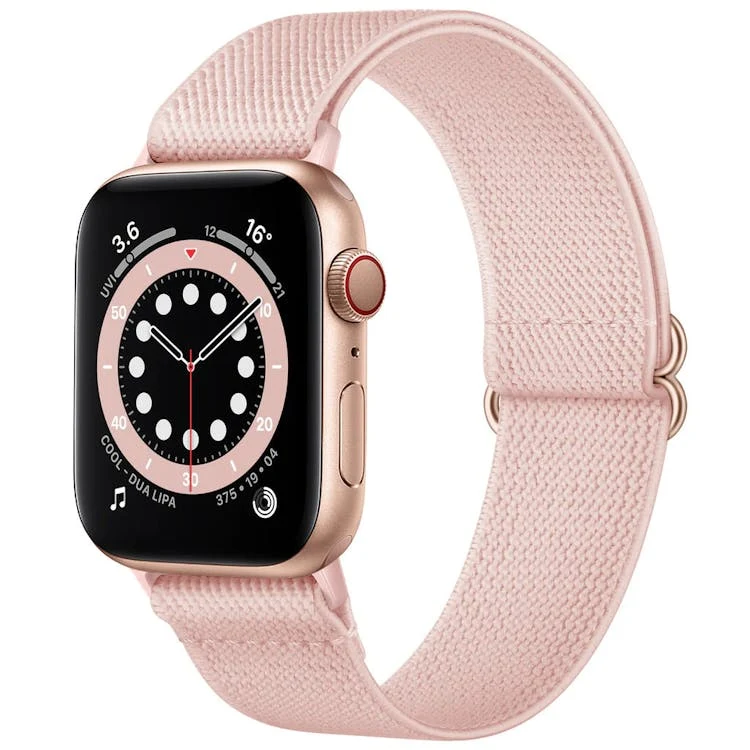 Apple Watch Mesh Bands - Pink Nylon 38mm/40mm/41mm Face 1