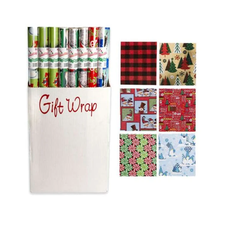 Christmas Gift Wrap Assorted Patterns - 85 Sq. ft. 1