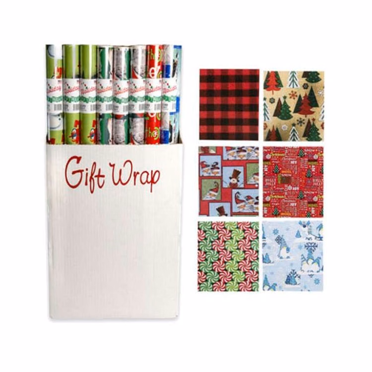 Christmas Gift Wrap Assorted Patterns - 85 Sq. ft.