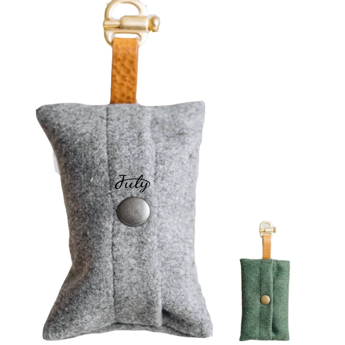 Felt Waste Bags Holder Dispenser W/ Poop 1