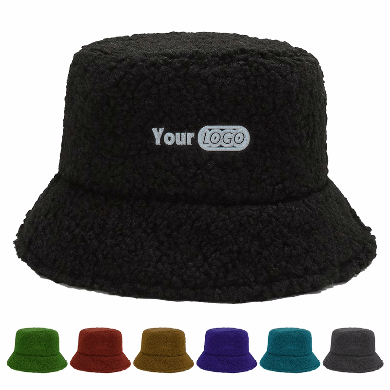 Cotton Stylish Winter Faux Fur Bucket Hat For Cold-Weather Comfort
