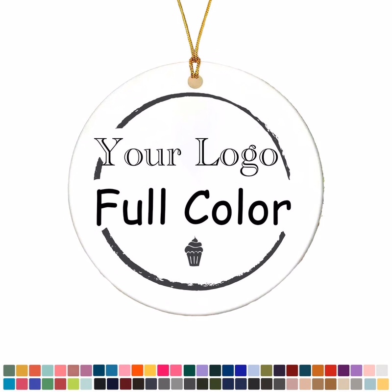 Full Color Acrylic Christmas Ornament MOQ20