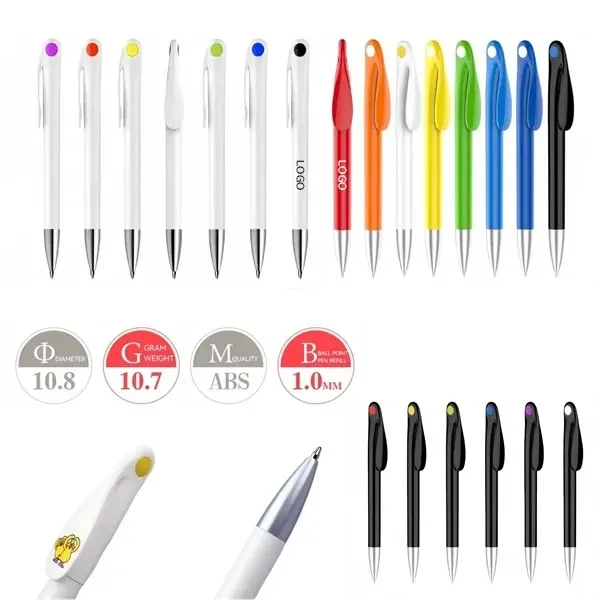 Colorful Bunny Pen with Ballpoint Writing Instrument 1