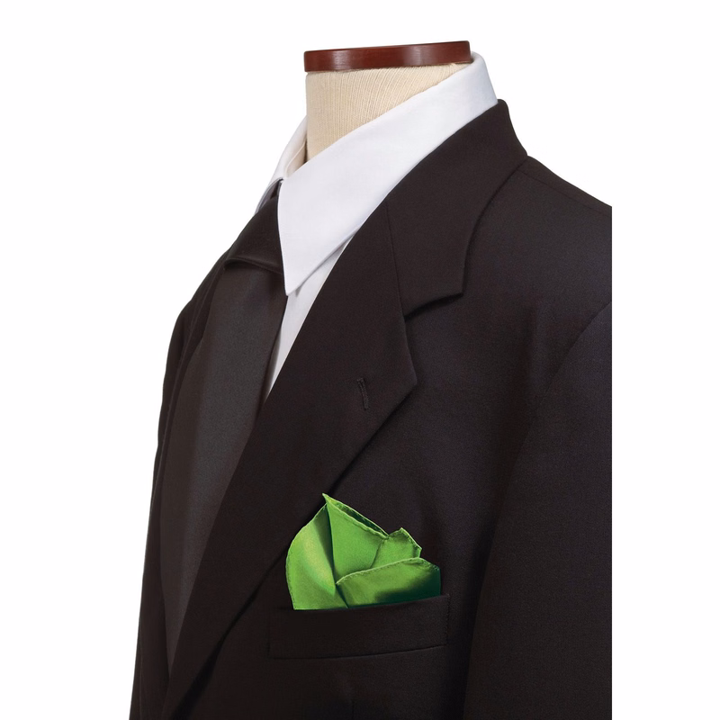 Lime Pocket Squares Poly
