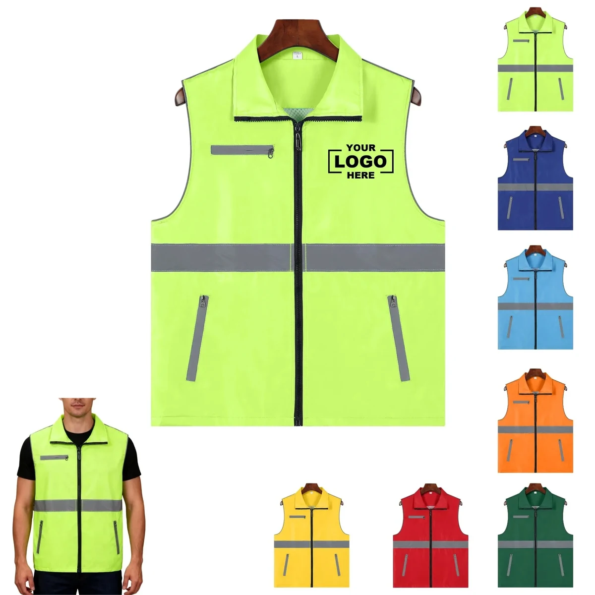 Reflective Strip Volunteer Vest 1