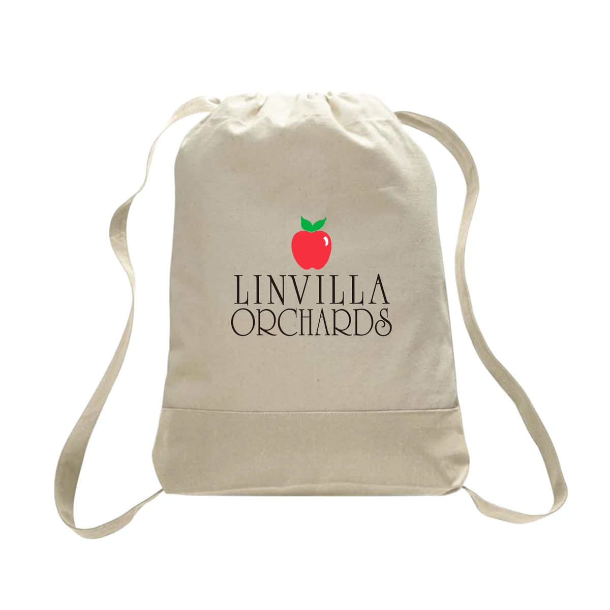 12 Oz. NATURAL 100% HEAVY CANVAS SPORT BACKPACK_R100NBDB 1